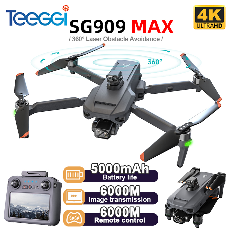 Drone Gimbal Brushless - Drone GPS Teeggi SG909 MAX avec