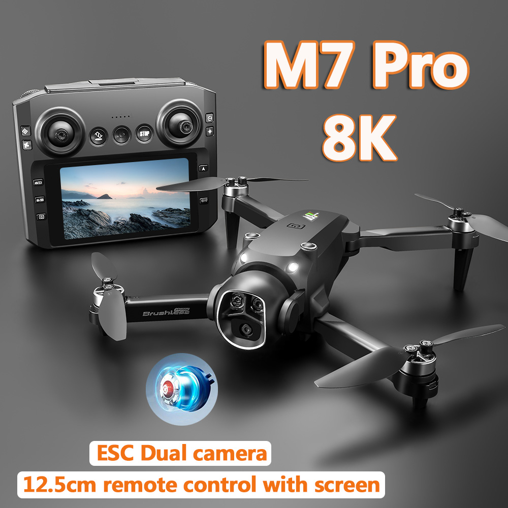 Drone M7 moteur sans balais 8K - Drone Gimbal 2 Axis avis et prix