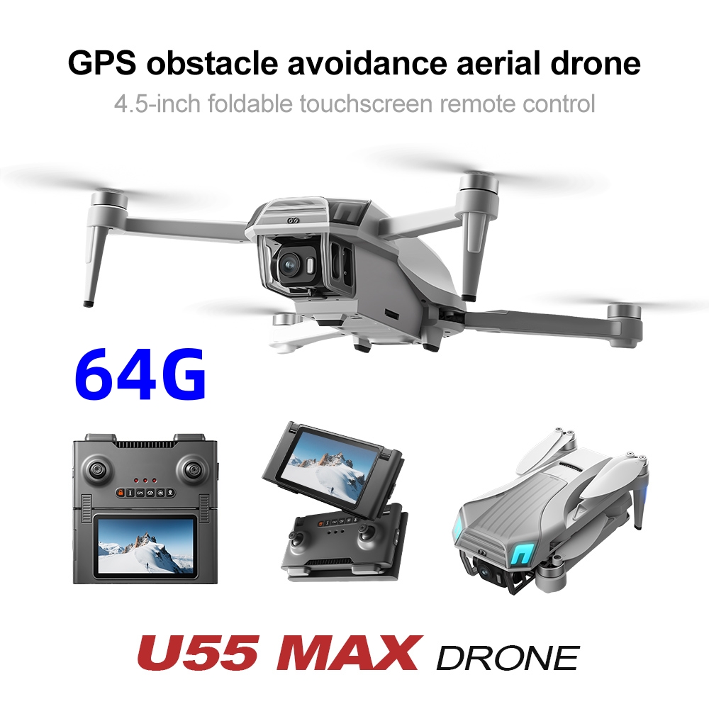 Drone GPS NCZOBOE U55 avec tél - Drone Gimbal 2 Axis avis et prix