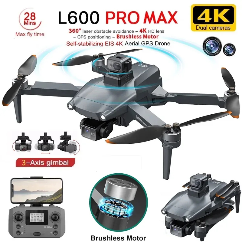 Drone GPS professionnel L600 P - Drone Gimbal Case avis et prix