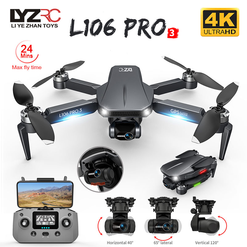Drone L106 Pro 3 5G WIFI FPV P - Drone Gimbal Brushless avis et prix