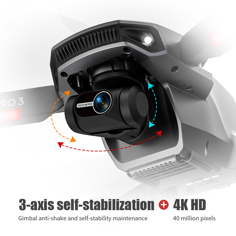 Drone L106 Pro 3 5G WIFI FPV P - Drone Gimbal Brushless avis et prix