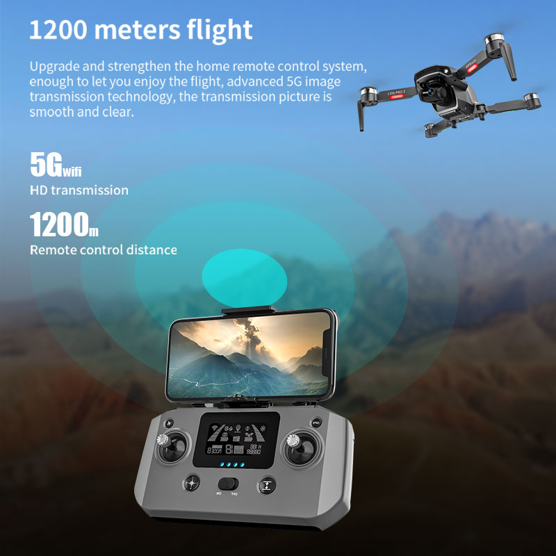 Drone L106 Pro 3 5G WIFI FPV P - Drone Gimbal Brushless avis et prix