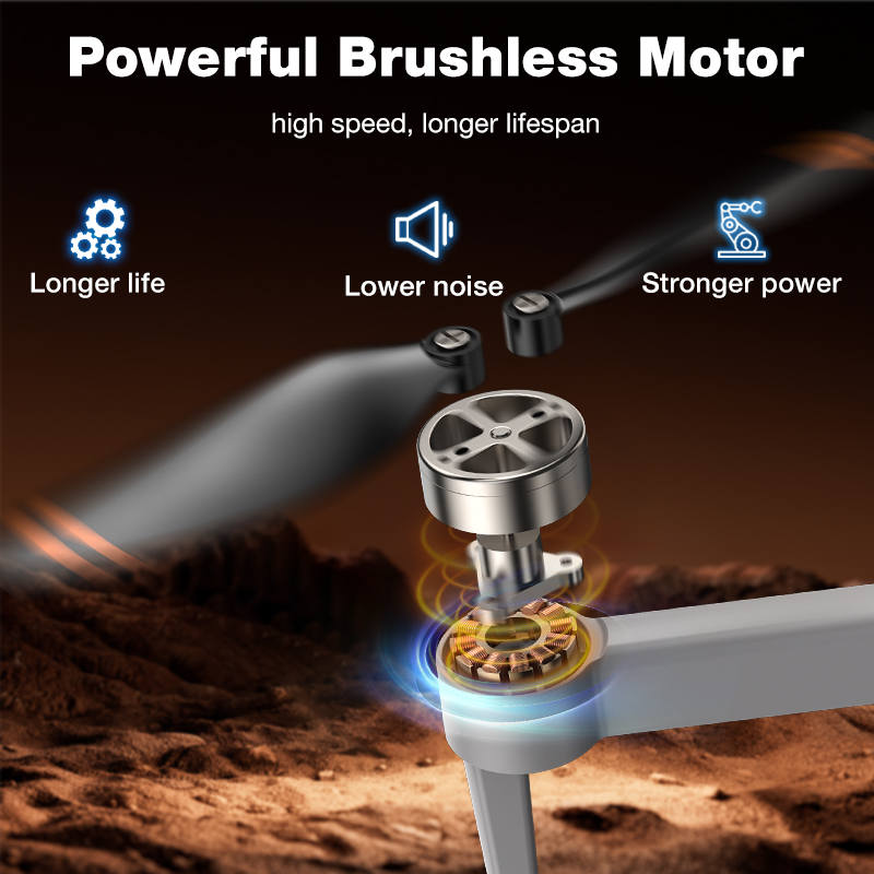 NOUVEAU Drone L017 Pro Brushle - Drone Gimbal Case avis et prix